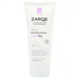 Holland & Barrett Zarqa Nachtcrème Hydra Plus Sensitive - 50ml aanbieding