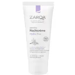 Holland & Barrett Zarqa Nachtcrème Hydra Plus Sensitive - 50ml aanbieding