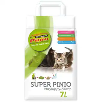 Zooplus Voordeelpakket: 2x7l Super Pinio kattenbakvulling Naturel aanbieding