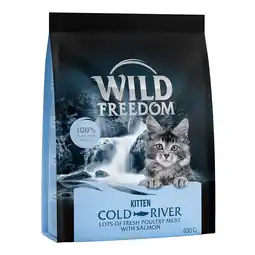 Zooplus Wild Freedom Kitten, graanvrije receptuur Cold River Zalm – 3 x 400 g aanbieding