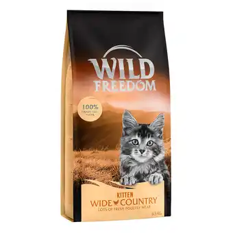 Zooplus Wild Freedom Kitten, graanvrije receptuur Wide Country Gevogelte – 6,5 kg aanbieding