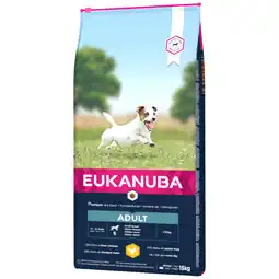 Zooplus 10% korting! Eukanuba Droogvoer met kip 15 kg aanbieding