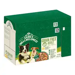 Zooplus 15 % korting! James Wellbeloved natvoer voor honden 12 x90 g/6x 400 g en 6 x 800 g aanbieding