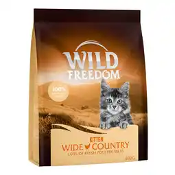 Zooplus Wild Freedom Kitten, graanvrije receptuur Wide Country Gevogelte – 3 x 400 g aanbieding