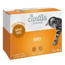 Zooplus 24 x 85 g Smilla Hapjes in Saus met Groenten - Adult Mixpakket aanbieding