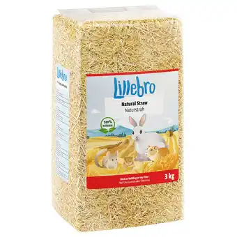 Zooplus Lillebro natuurlijk stro voor een proefprijs! - 3 kg aanbieding