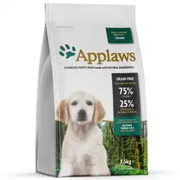 Zooplus 5 kg + 2,5 kg gratis! Applaws droogvoer voor honden 7,5 kg aanbieding