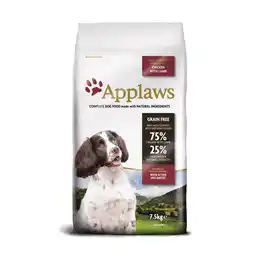 Zooplus 5 kg + 2,5 kg gratis! Applaws droogvoer voor honden 7,5 kg aanbieding