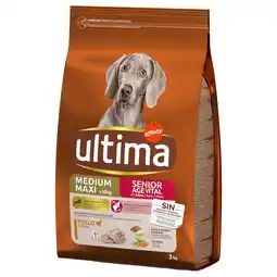 Zooplus Ultima Medium / Maxi Senior Kip Hondenvoer - 6 kg (2 x 3 kg) aanbieding