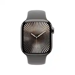 MediaMarkt APPLE Watch Series 10 GPS + Cellular 42mm Stone Grey Sport Band S/M Smartwatch Natural aanbieding