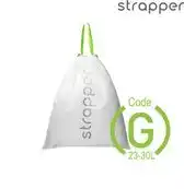 Bol.com Strapper 125 Afvalzakken Lichtgroen - Geschikt voor Brabantia en simplehuman - 23-30 liter aanbieding