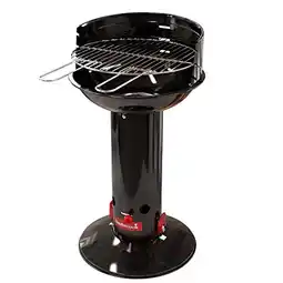 Amazon Barbecook houtskoolbarbecue Loewy 40 uit email zwart 40cm H 75cm aanbieding