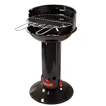 Amazon Barbecook houtskoolbarbecue Loewy 40 uit email zwart 40cm H 75cm aanbieding