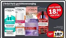 Kruidvat L'Oréal Paris gezichtsverzorging aanbieding