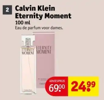 Kruidvat Calvin Klein Eternity Moment aanbieding