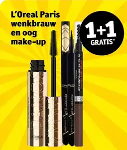 Kruidvat L'Oreal Paris wenkbrauw en oog make-up aanbieding