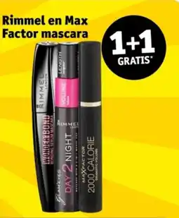 Kruidvat Rimmel en Max Factor mascara aanbieding