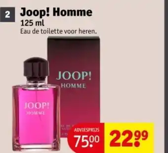 Kruidvat Joop! Homme aanbieding