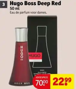 Kruidvat Hugo Boss Deep Red aanbieding