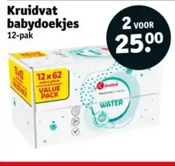 Kruidvat Kruidvat babydoekjes aanbieding