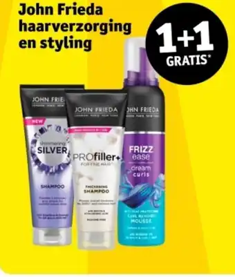 Kruidvat John Frieda haarverzorging en styling aanbieding