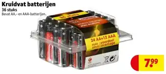 Kruidvat Kruidvat batterijen aanbieding