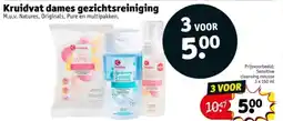 Kruidvat Kruidvat dames gezichtsreiniging aanbieding