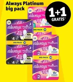 Kruidvat Always Platinum big pack aanbieding