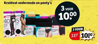 Kruidvat Kruidvat ondermode en panty's aanbieding
