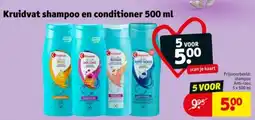 Kruidvat Kruidvat shampoo en conditioner aanbieding