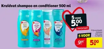 Kruidvat Kruidvat shampoo en conditioner aanbieding