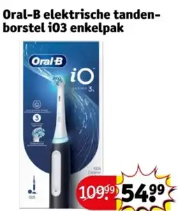 Kruidvat Oral-B elektrische tanden- borstel i03 enkelpak aanbieding