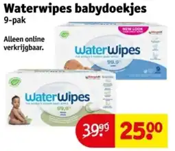 Kruidvat Waterwipes babydoekjes aanbieding