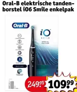 Kruidvat Oral-B elektrische tanden borstel i06 Smile enkelpak aanbieding