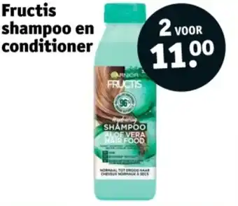 Kruidvat Fructis shampoo en conditioner aanbieding