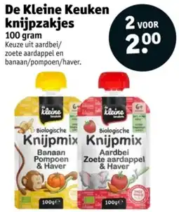 Kruidvat De Kleine Keuken knijpzakjes aanbieding