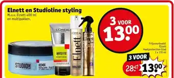 Kruidvat Elnett en Studioline styling aanbieding