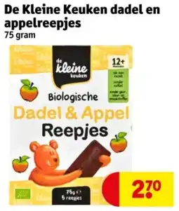 Kruidvat De Kleine Keuken dadel en appelreepjes aanbieding