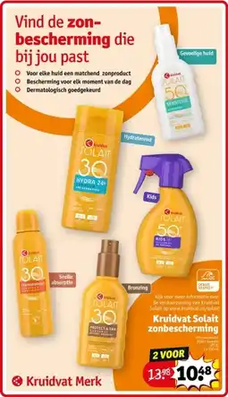 Kruidvat Kruidvat Solait zonbescherming aanbieding