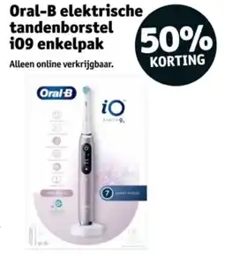 Kruidvat Oral-B elektrische tandenborstel i09 enkelpak aanbieding