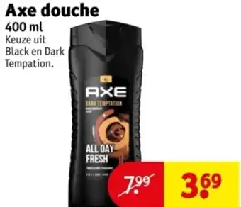 Kruidvat Axe douche aanbieding