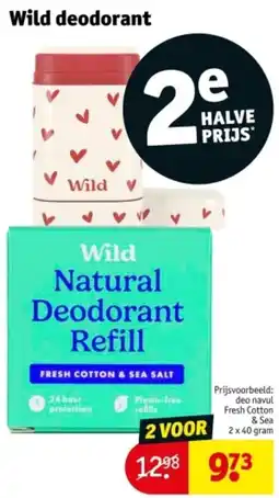 Kruidvat Wild deodorant aanbieding