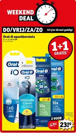 Kruidvat Oral-B opzetborstels aanbieding