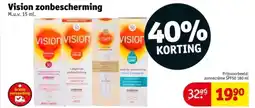 Kruidvat Vision zonbescherming aanbieding