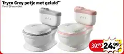 Kruidvat Tryco Grey potje met geluid aanbieding