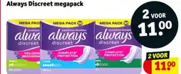 Kruidvat Always Discreet megapack aanbieding