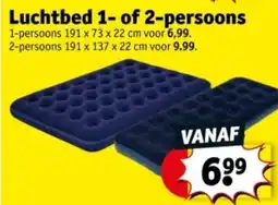 Kruidvat Luchtbed 1- of 2-persoons aanbieding