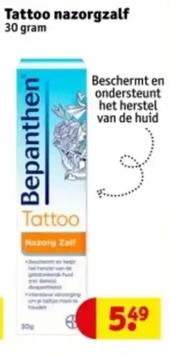 Kruidvat Tattoo nazorgzalf aanbieding