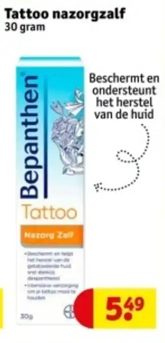 Kruidvat Tattoo nazorgzalf aanbieding