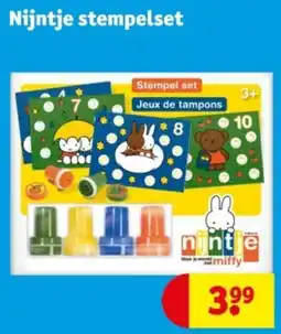 Kruidvat Nijntje stempelset aanbieding